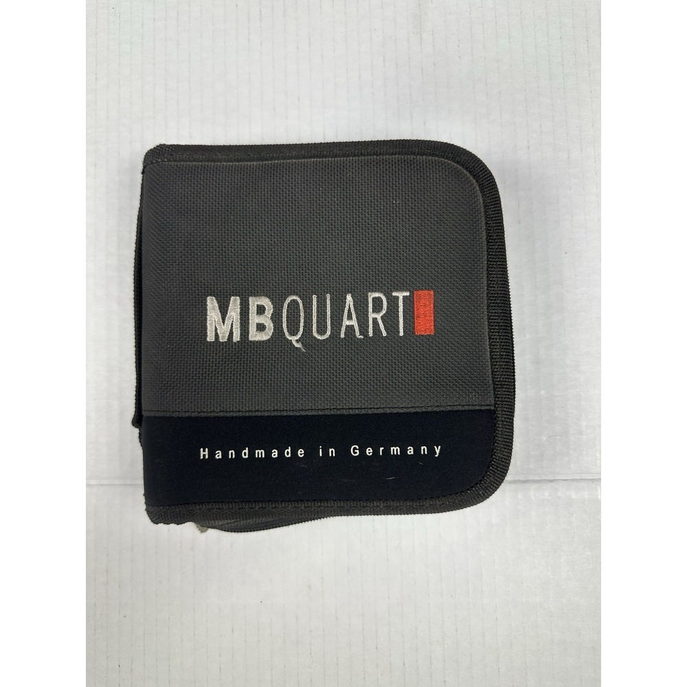 Vintage MB Quart Soundkase CD Zip Up Carrying Case